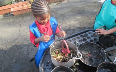 Mud Kitchen Fun